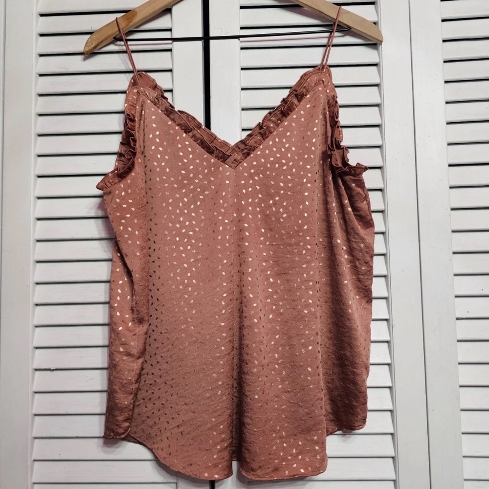 Express - Pink &‎ Gold Glam Cami Top
